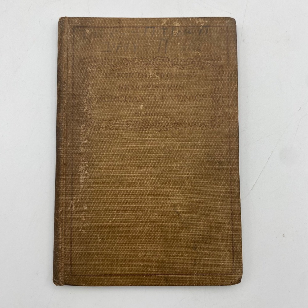 Antique‎ 1921 Shakespeares Merchant of Venice American Book Company Hardcover